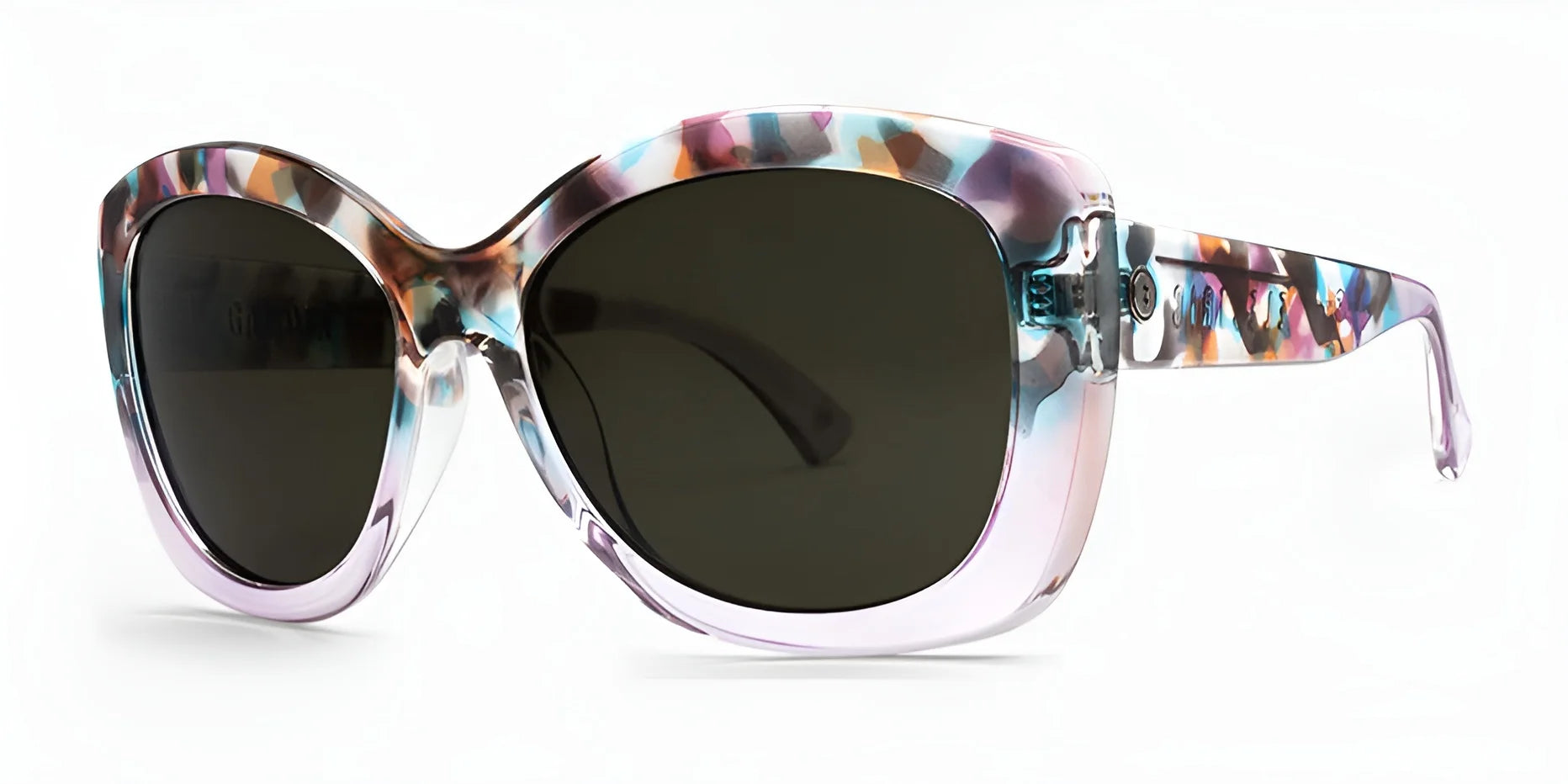 Electric Gaviota Sunglasses Lilac / Grey Polarized