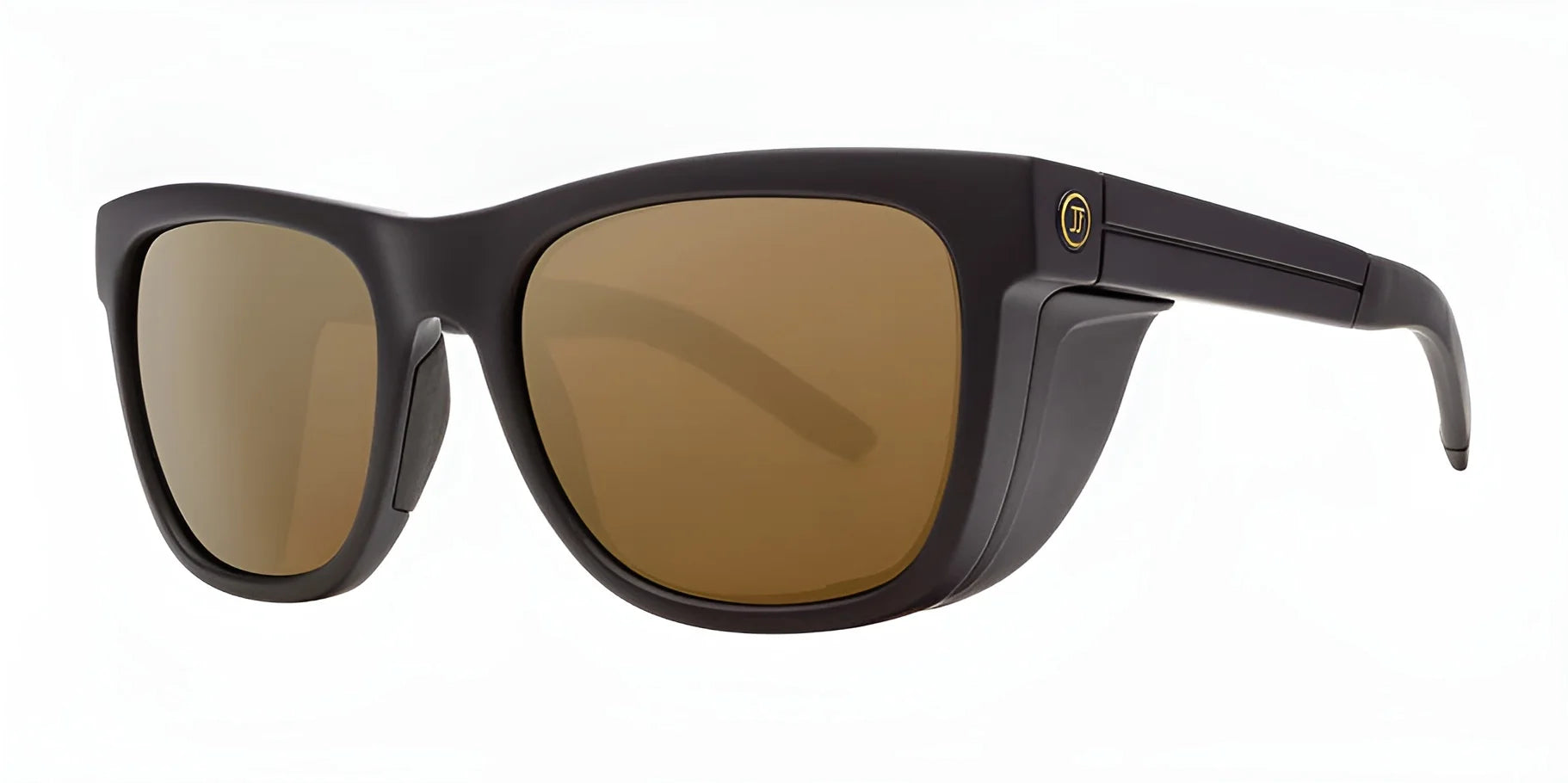 Electric JJF 12 Sunglasses Matte Black / Bronze Polarized Pro