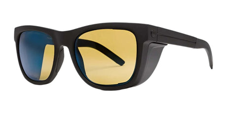 Electric JJF 12 Sunglasses Matte Black / Yellow Polarized Pro