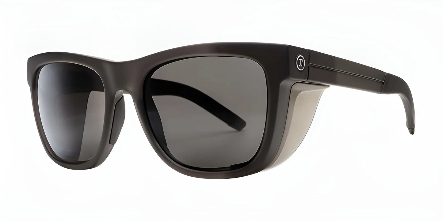 Electric JJF 12 Sunglasses Dark Smoke / Silver Polarized Pro