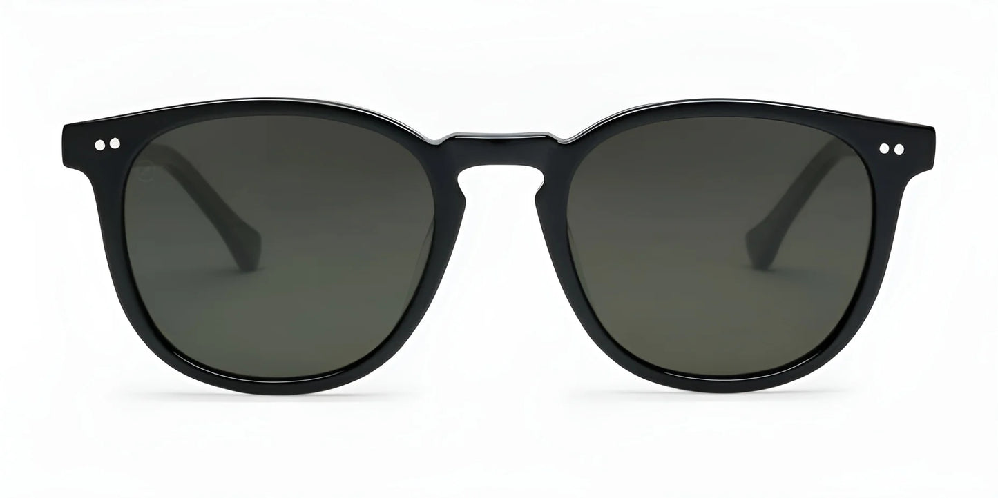 Electric Oak Sunglasses Gloss Black / Grey Polarized