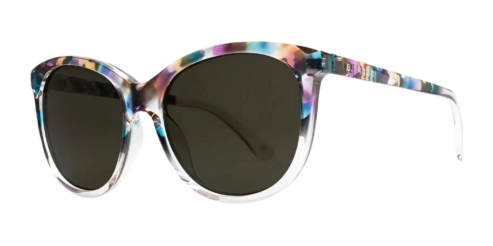 Electric Palm Sunglasses Lilac / Grey Polarized