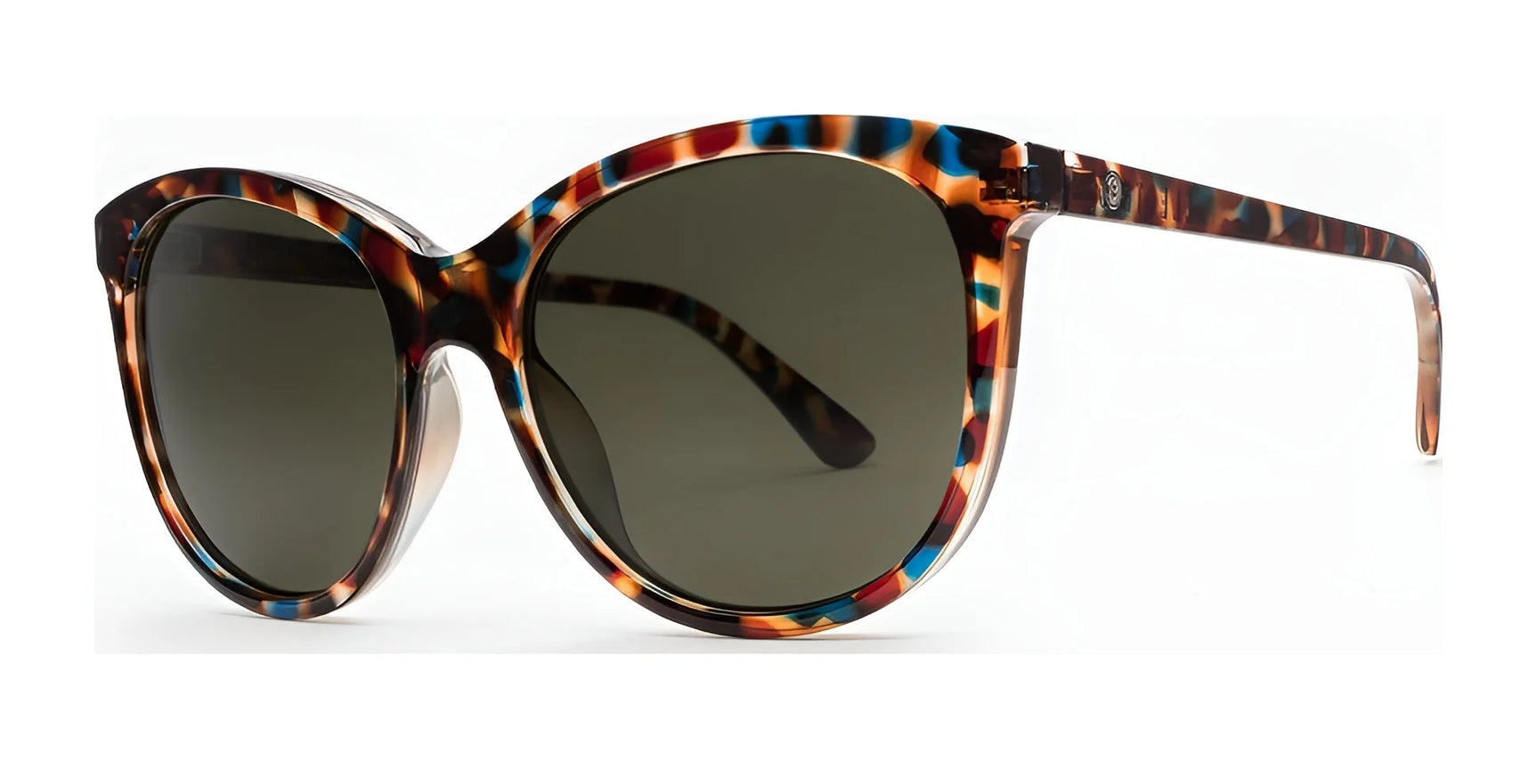 Electric Palm Sunglasses Blue Tone Tort / Grey Polarized