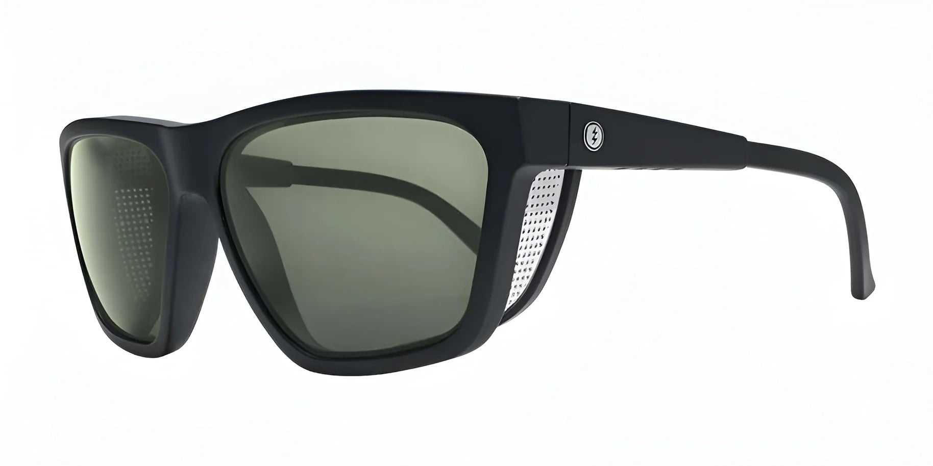 Electric Road Glacier Sunglasses Matte Black / Grey Polarized Pro