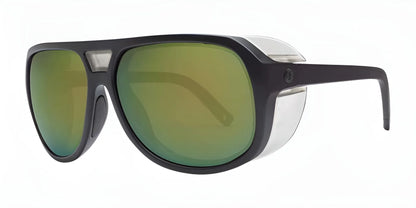 Electric Stacker Sunglasses Matte Black / Bronze Green Polarized Pro