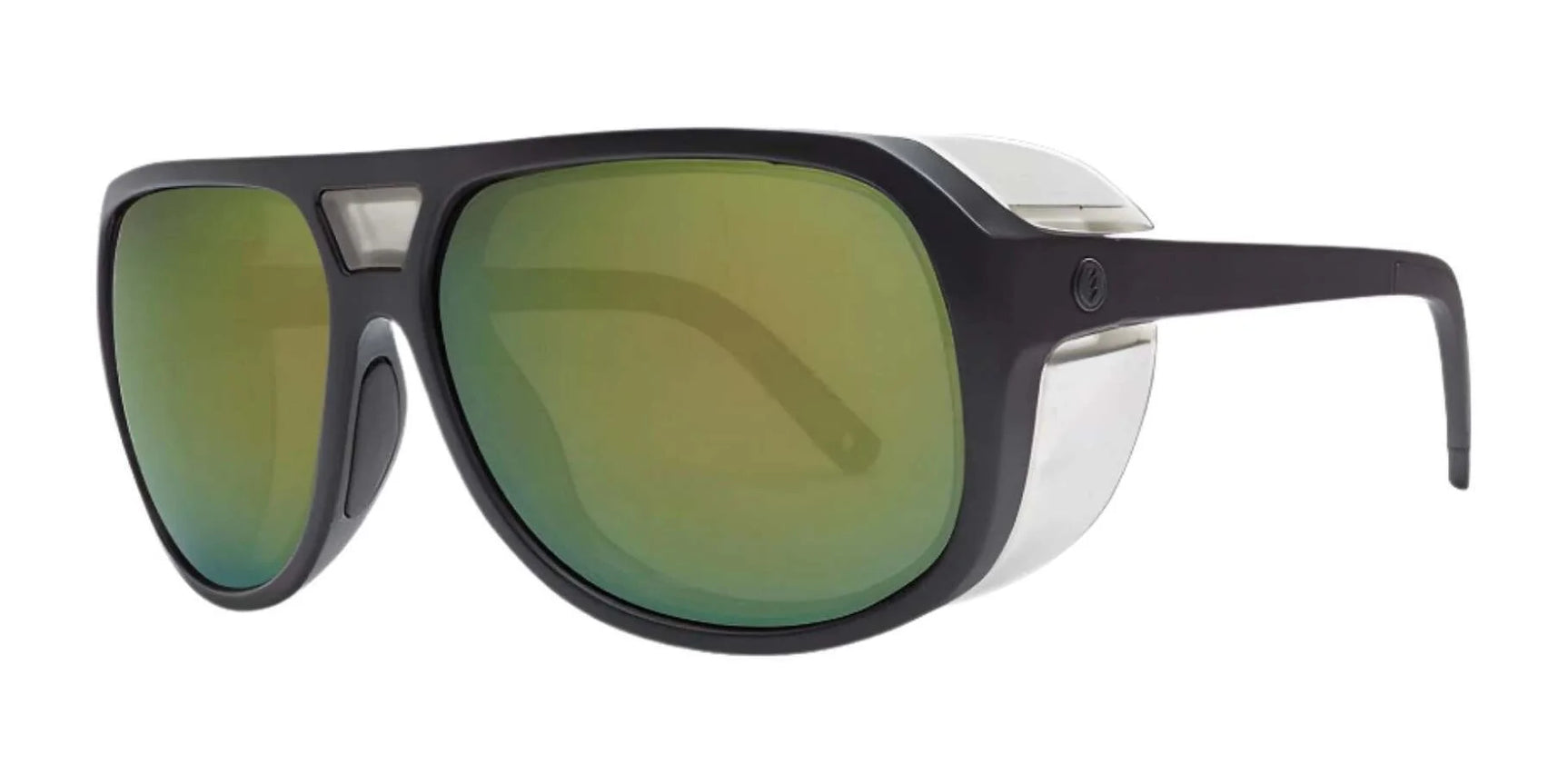 Electric Stacker Sunglasses Matte Black / Bronze Green Polarized Pro