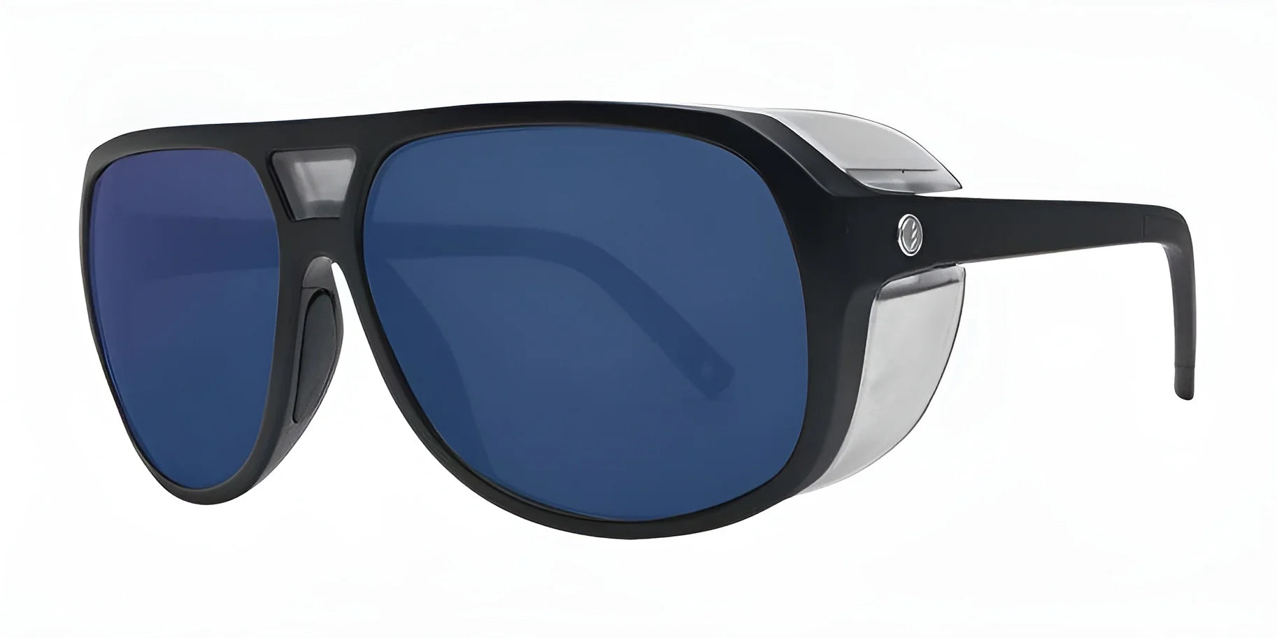 Electric Stacker Sunglasses Matte Black / Blue Polarized Pro