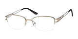Elegante EL39 Eyeglasses Lt Brown