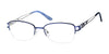 Elegante EL39 Eyeglasses | Size 49 / Silver/Blue