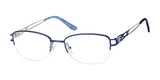 Elegante EL39 Eyeglasses Silver / Blue