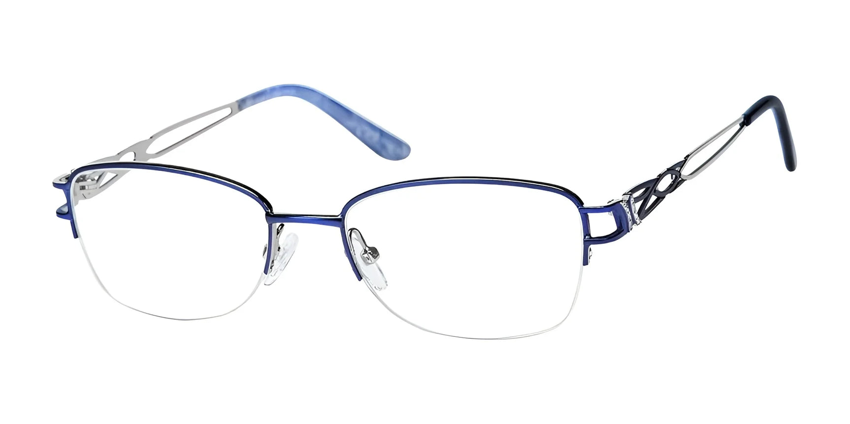 Elegante EL39 Eyeglasses Silver / Blue