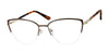 Elegante EL51 Eyeglasses | Size 55 / Chocolate