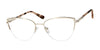 Elegante EL51 Eyeglasses | Size 55 / Gold