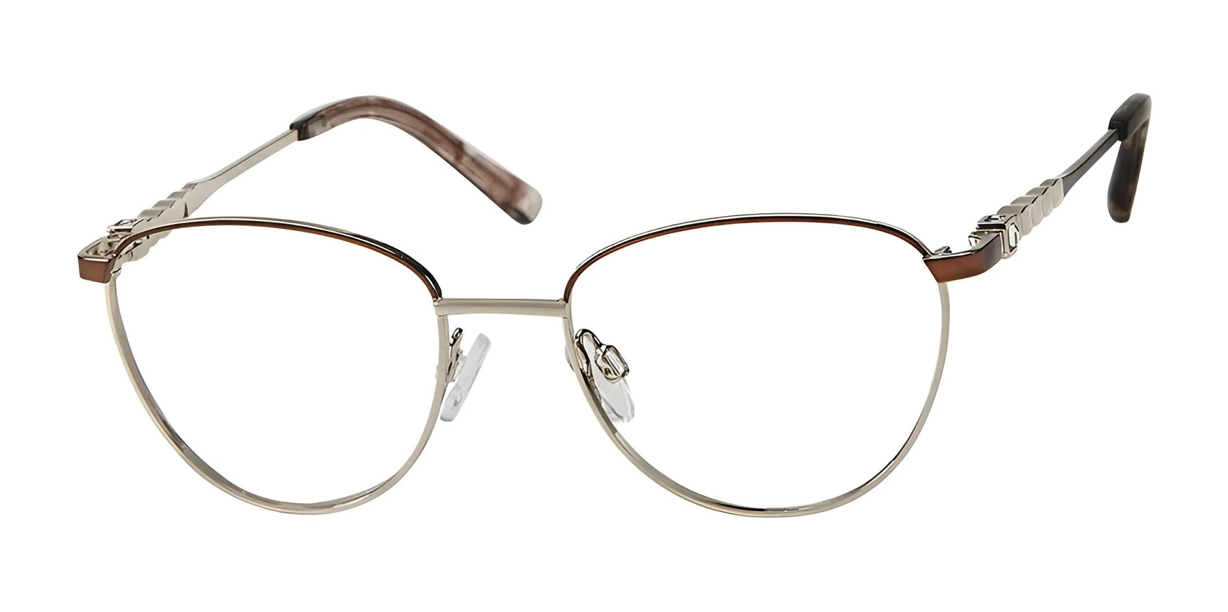 Elegante EL53 Eyeglasses Brown