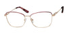 Elegante EL54 Eyeglasses | Size 54 / Red