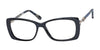 Elegante EL58 Eyeglasses | Size 54 / Ebony
