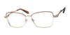 Elegante EL60 Eyeglasses | Size 54 / Chocolate/Gold