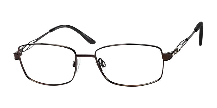 Elegante ELT119 Eyeglasses | Size 52 / Chocolate
