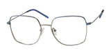 Elegante ELT121 Eyeglasses Blue / Silver