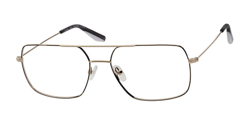 Elevate 23009 Eyeglasses / Size 57 / Black/Gold