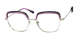 Elevate 23010 Eyeglasses Plum / Silver