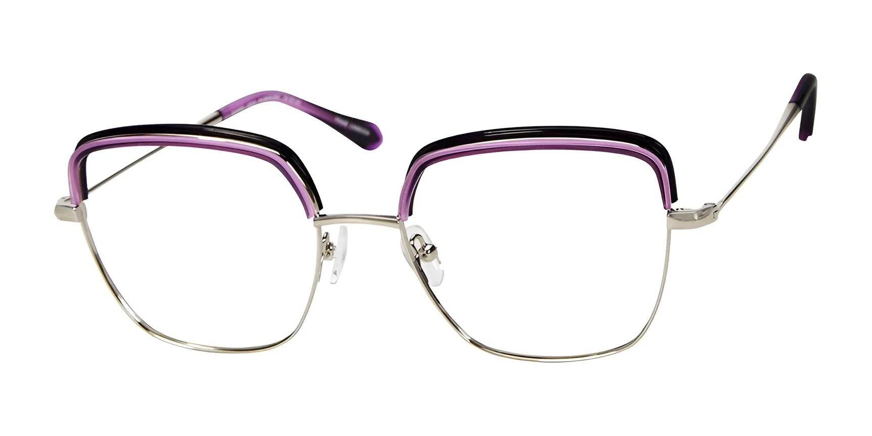 Elevate 23010 Eyeglasses Plum / Silver