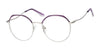 Elevate 23020 Eyeglasses | Size 51 / Purple/Silver