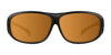 EnChroma Altavista LX Sunglasses | Size 64 / Matte Black / LX1 Light Amber VLT 80%