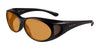 EnChroma Avalon LX Sunglasses | Size 61 / Black / LX1 Light Amber VLT 80%
