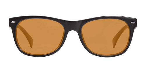 EnChroma Ellis LX Sunglasses / Size 54 / Smooth Black / LX1 Light Amber VLT 80%