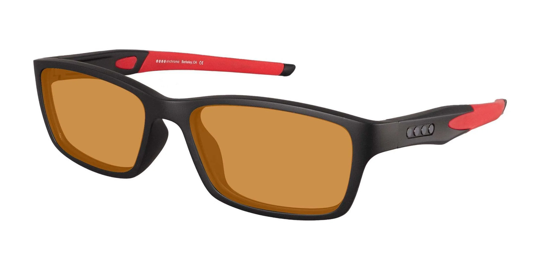 EnChroma Eton LX Sunglasses Black / Red / LX4 Deep Chestnut