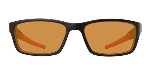EnChroma Eton LX Sunglasses / Size 53 / Black/Red / LX1 Light Amber VLT 80%