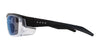 EnChroma Martinez CX Safety Frames | Size 57 / Black / CX2 Shade