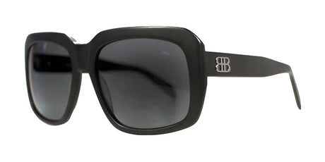 Oversized Fatheadz BIG BONE sunglasses in black, featuring polarized dark lenses and a stylish logo on the temples.