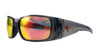 Fatheadz BLACK NITRO Sunglasses | Size 66 / Trans Grey / Volcanic Red
