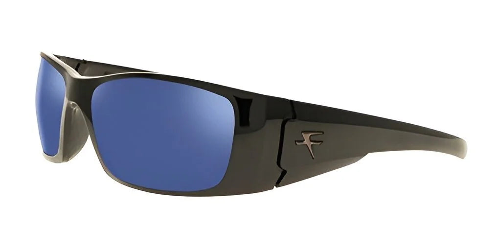 Fatheadz BLACK NITRO Sunglasses Black Tripel Gun Blue