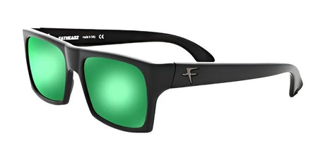 Fatheadz BRAIN FADE Sunglasses Black Green & Ri-Pel (Inshore Fishing)