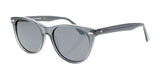 Fatheadz BURST Sunglasses are gray, round sunglasses featuring polarized lenses and a sleek, modern design.