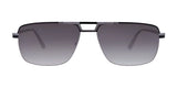 Fatheadz COLLATERAL Sunglasses Black / Gunmetal Gradient Smoke, Non Polar