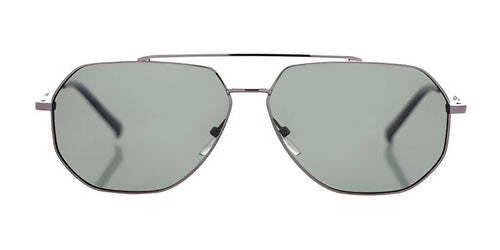 Fatheadz DOOZY Sunglasses / Size 57 / Gunmetal / Grey/Green