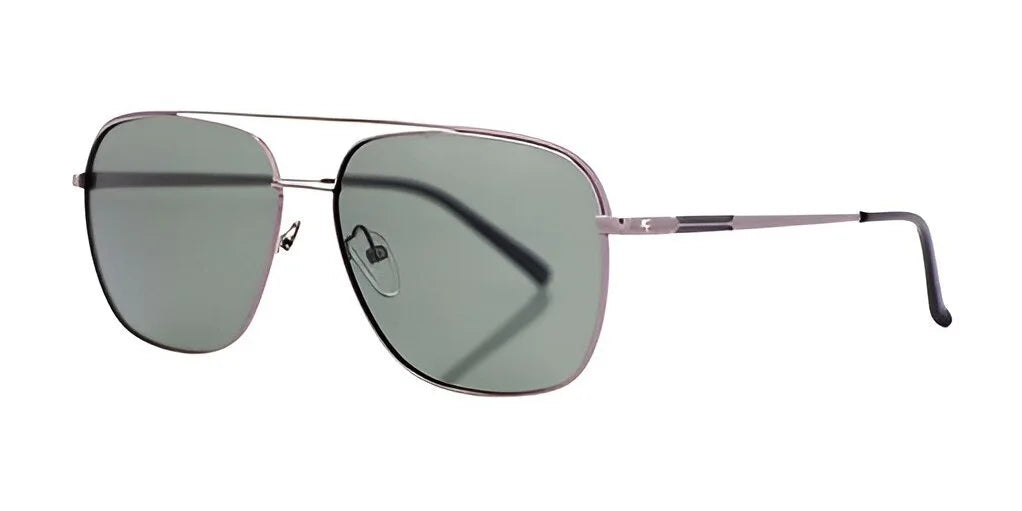 Fatheadz FANDANGLE Sunglasses Gunmetal Grey / Green