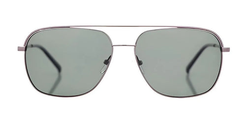 Fatheadz FANDANGLE Sunglasses / Size 60 / Gunmetal / Grey/Green