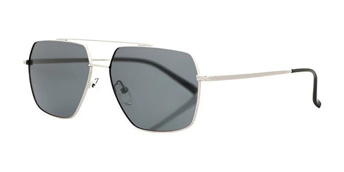 Fatheadz JABBERWOCK Sunglasses / Size 57 / Silver / Grey/Green