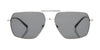 Fatheadz JABBERWOCK Sunglasses | Size 57 / Silver / Grey/Green