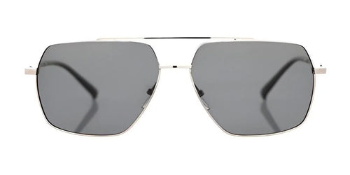 Fatheadz JABBERWOCK Sunglasses / Size 57 / Silver / Grey/Green