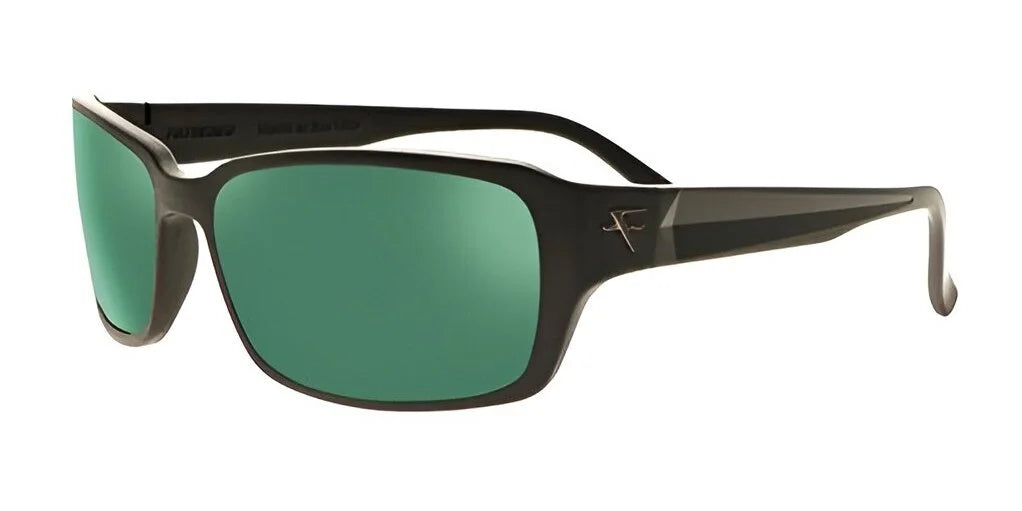 Fatheadz JAXON Sunglasses Matte Black Deep Green (Offshore Fishing)