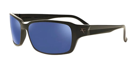 Fatheadz JAXON Sunglasses Matte Black Tripel Gun Blue (Golf)