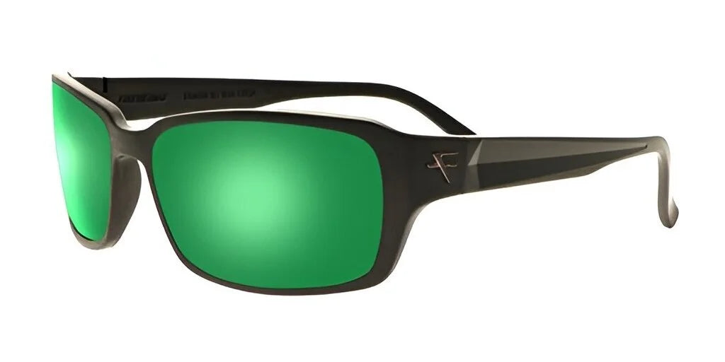 Fatheadz JAXON Sunglasses Matte Black Green & Ri-Pel (Inshore Fishing)