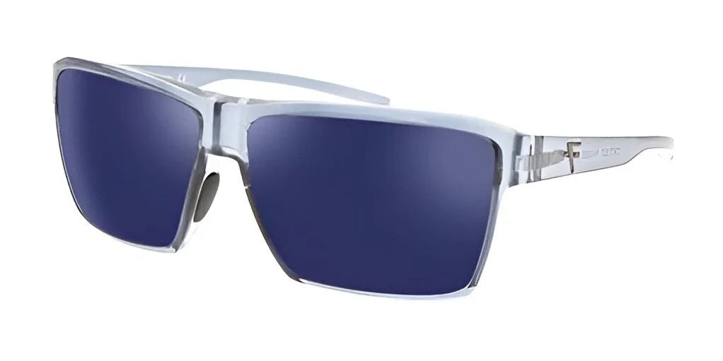Fatheadz LIGHTS OUT Sunglasses Crystal Grey Flare Navy Blue