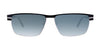 Fatheadz LIMIT Sunglasses | Size 61 / Silver/Black / Blue Gradient, Non Polarized